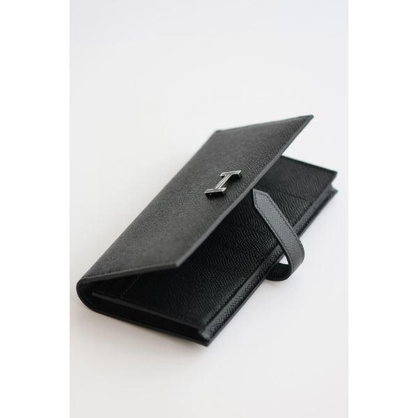 HERM Bearn Long Handmade Wallet in All Black