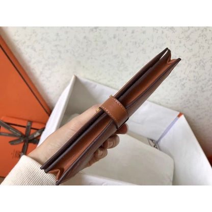 HERM Gold Swift Bearn Gusset Wallet