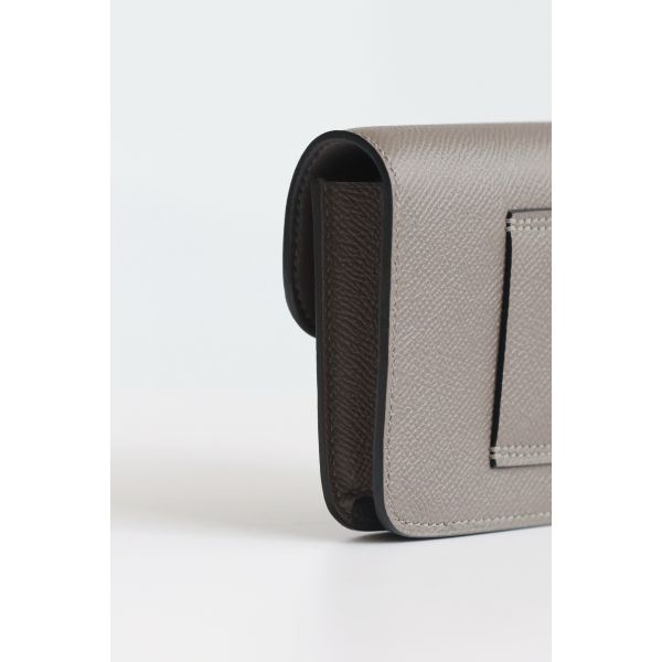 HERM Constance Slim Wallet in Etain Epsom Calfskin