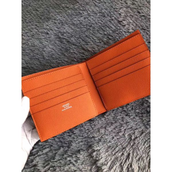 HERM Orange MC¬≤ Copernic Compact Wallet
