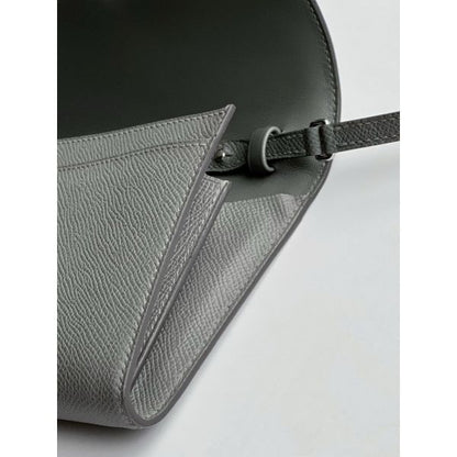 HERM Constance To Go Wallet in Gris Meyer Epsom Calfskin