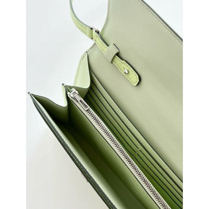 HERM Constance To Go Wallet in Vert Fizz Epsom Calfskin