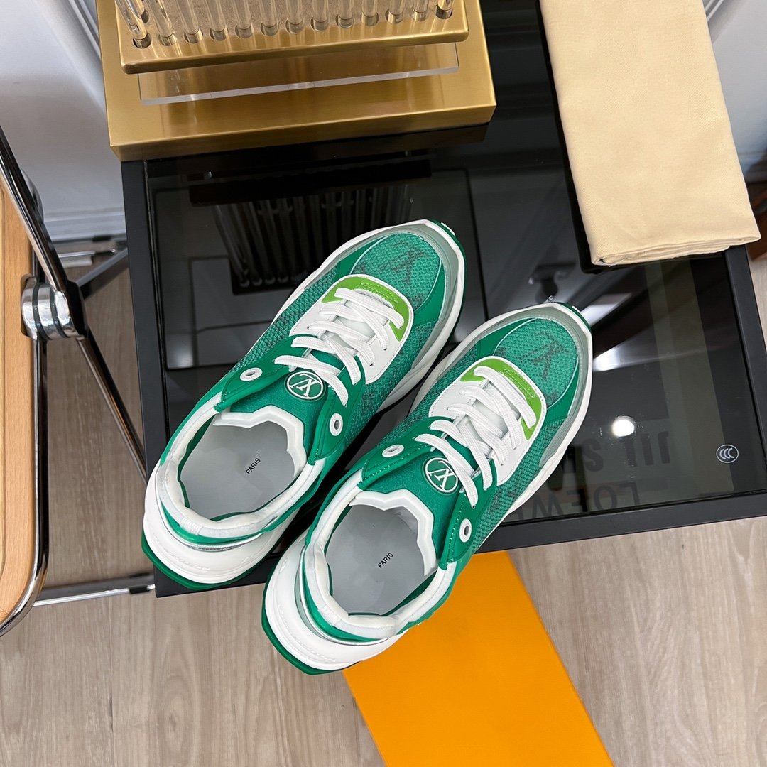 LV RUN 55 SNEAKER GREEN