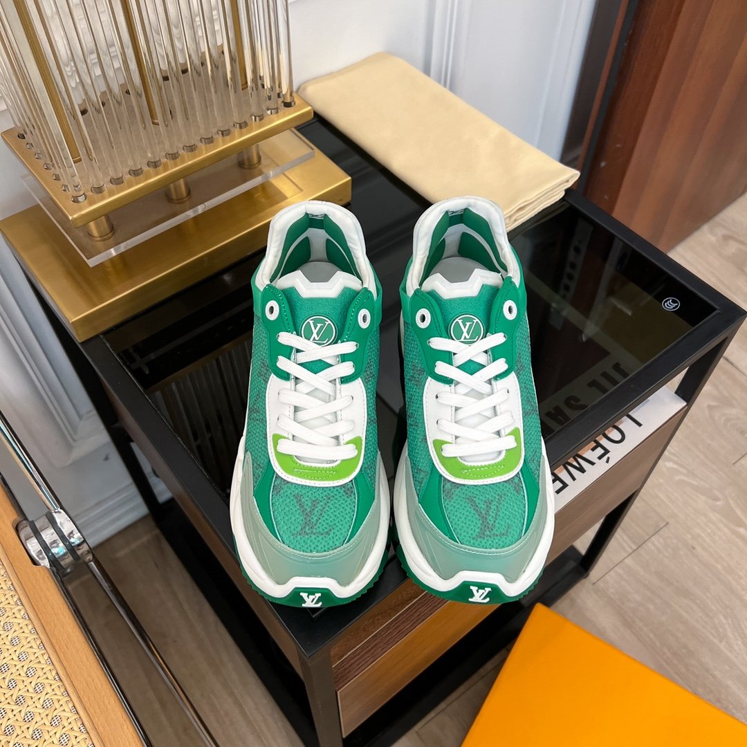 LV RUN 55 SNEAKER GREEN