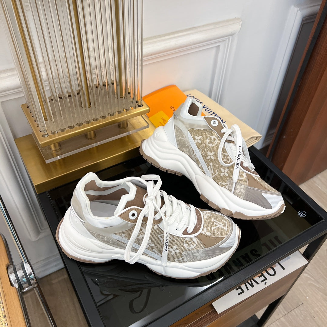 LV RUN 55 SNEAKER BROWN