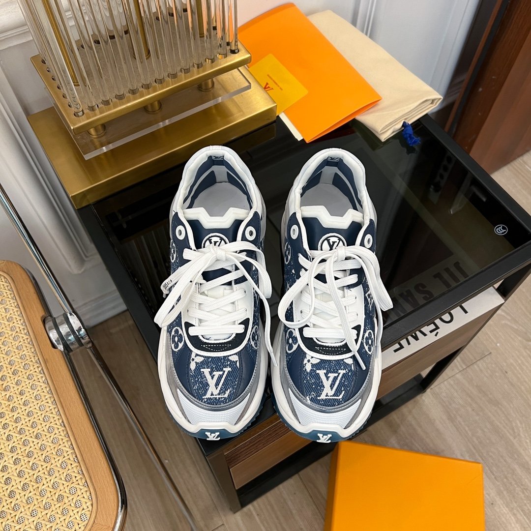 LV RUN 55 SNEAKER DARK BLUE