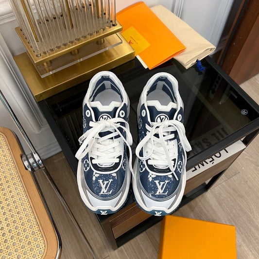 LV RUN 55 SNEAKER DARK BLUE