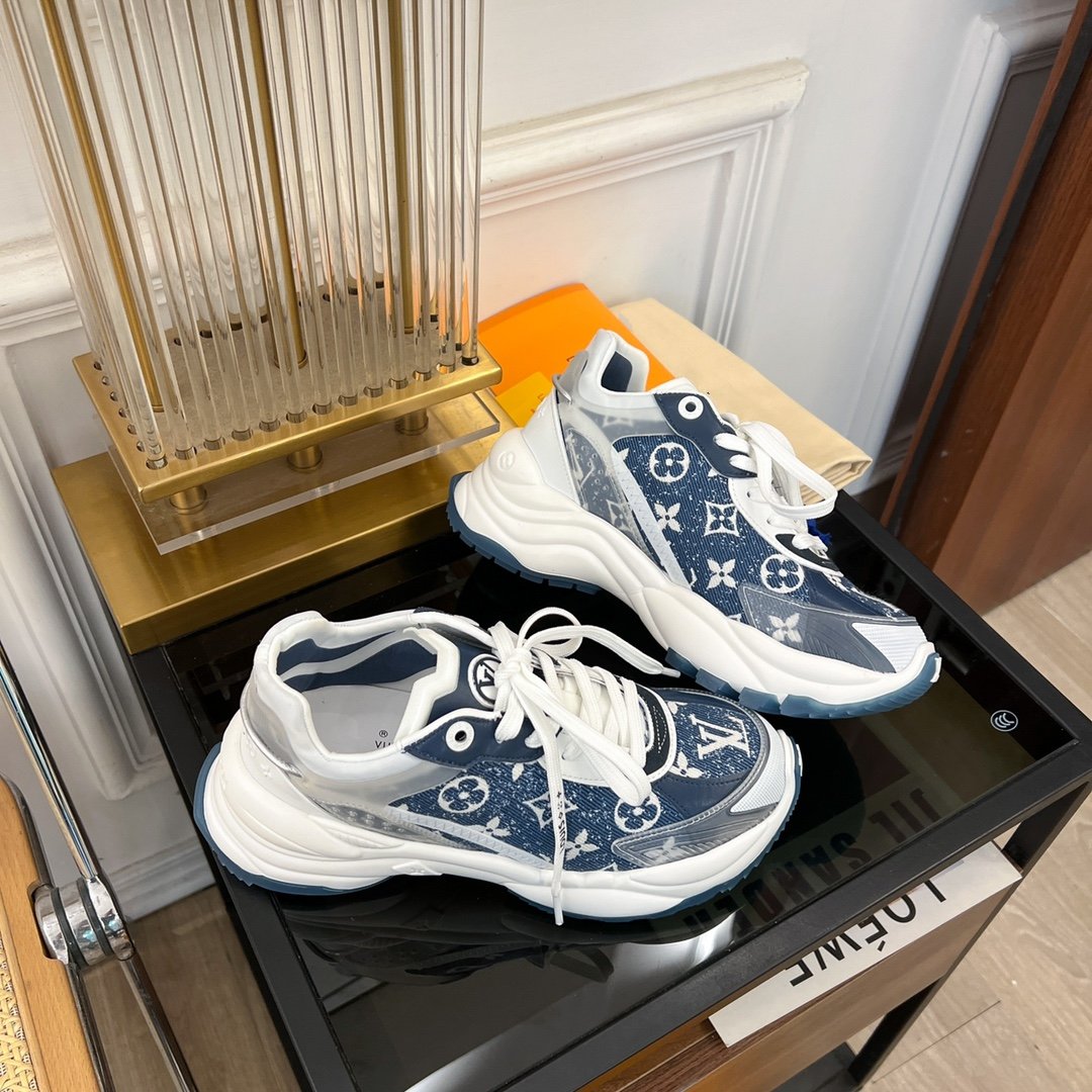 LV RUN 55 SNEAKER DARK BLUE