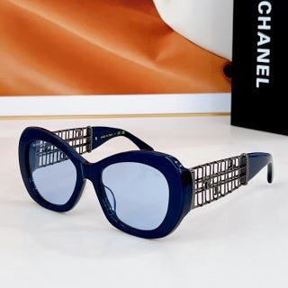 CAT EYE SUNGLASSES CH9170 IN ACETATE GOLD METAL