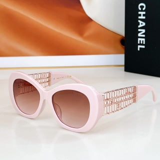 CAT EYE SUNGLASSES CH9170 IN ACETATE GOLD METAL