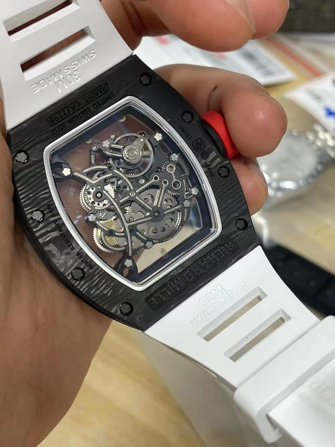 Richard Mille RM055 NTPT Installed