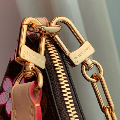 BOULOGNE CHERRY BLOSSOM 29 IN SAKURA BROWN MONOGRAM COATED CANVAS