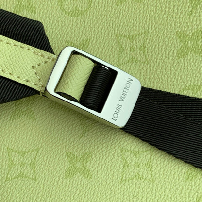 DISCOVERY SLIM BACKPACK 38 IN LEMON YELLOW MONOGRAM ECLIPSE REVERSE CALFSKIN