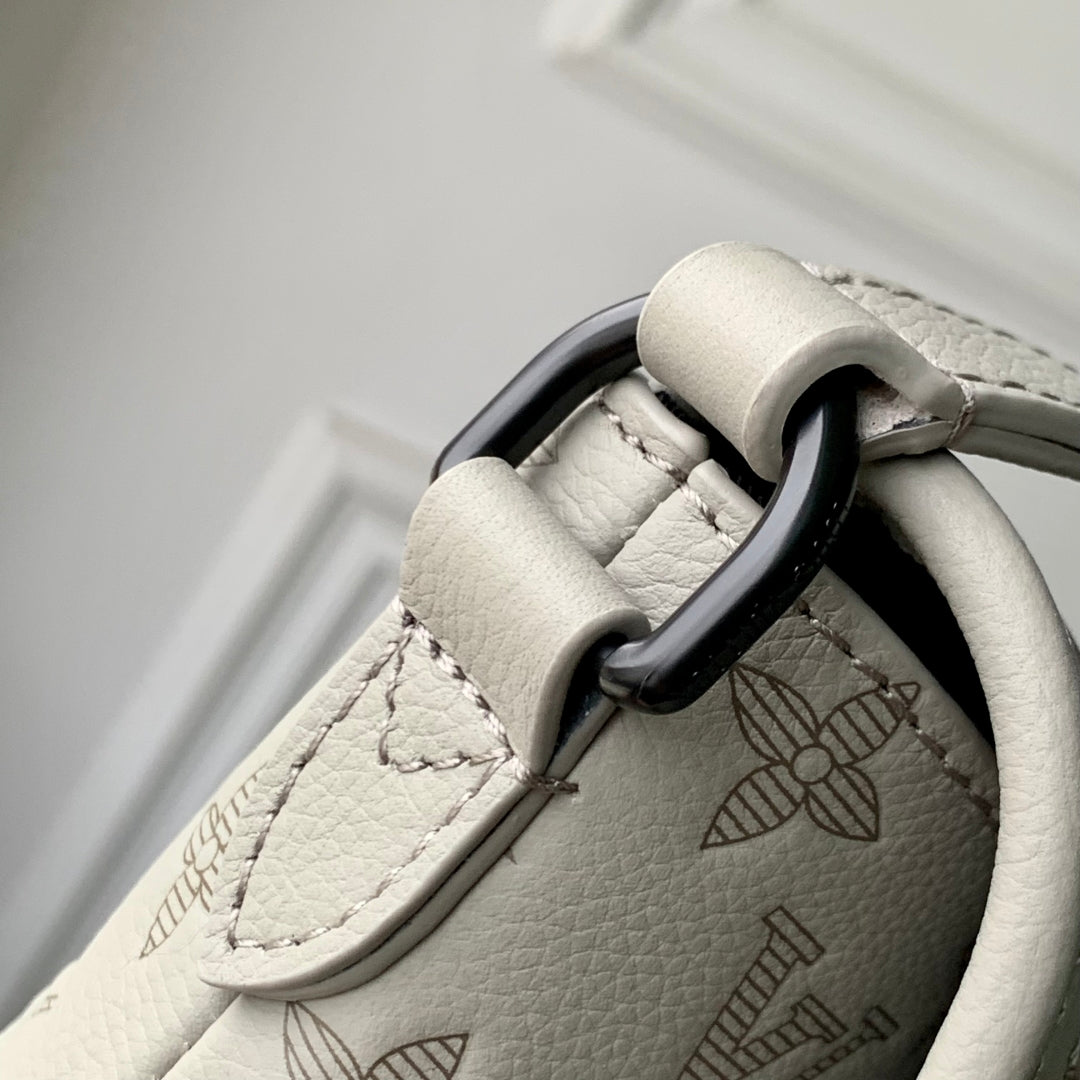 PULSE WEARABLE WALLET 22.5 IN SAND MONOGRAM SHADOW EMBOSSED CALFSKIN