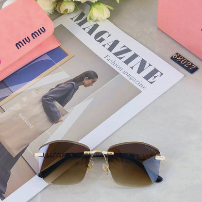 RUNWAY SQUARE SUNGLASSES 503005 IN METAL