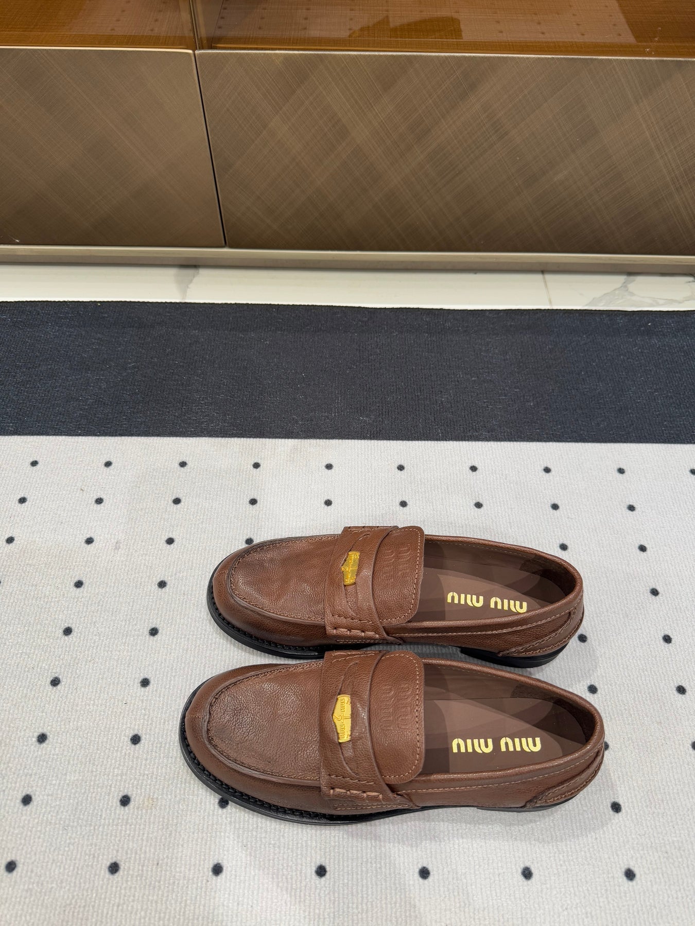PENNY LOAFERS WITH GOLD COIN IN ALOEWOOD CALFSKIN