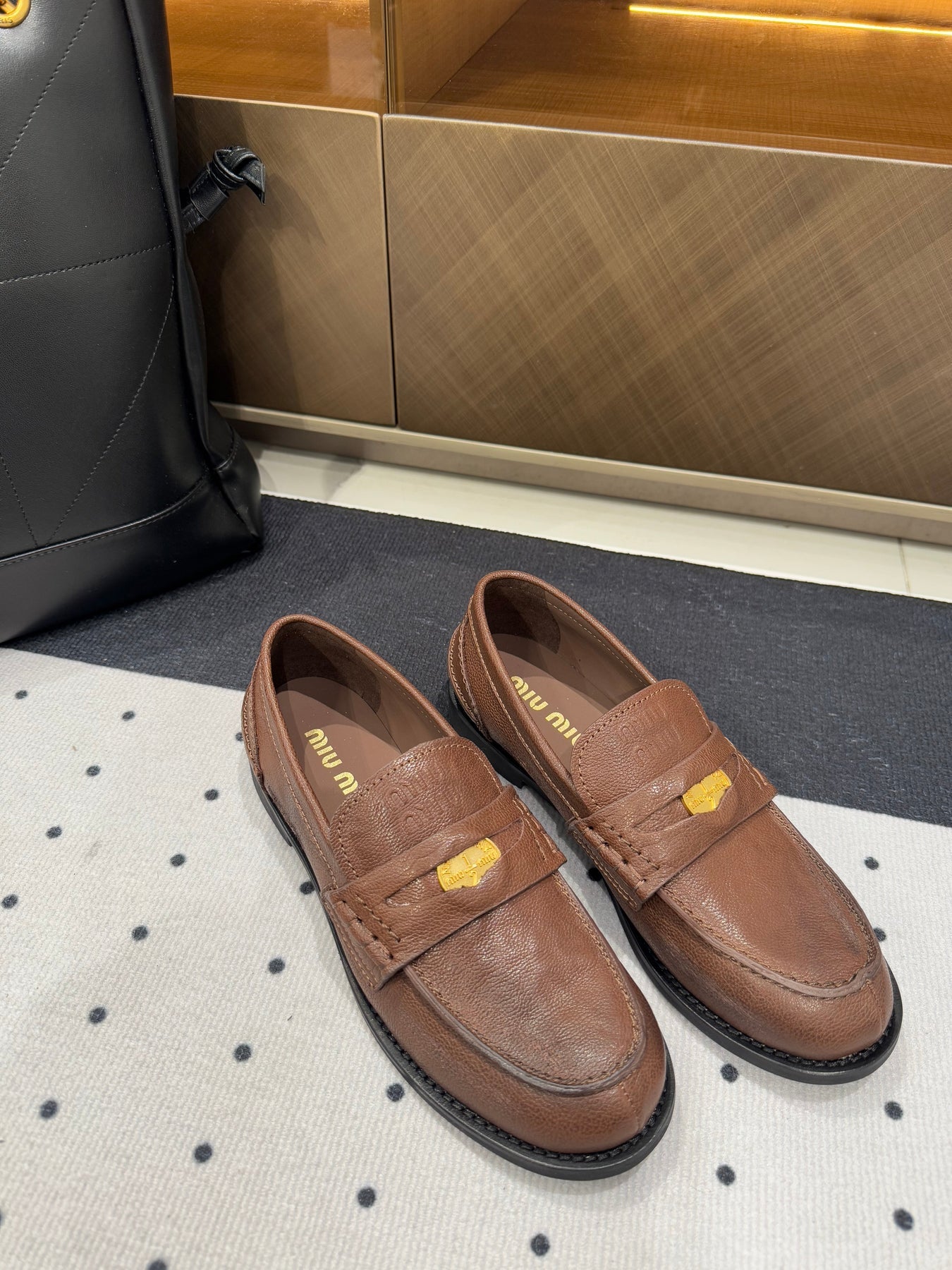 PENNY LOAFERS WITH GOLD COIN IN ALOEWOOD CALFSKIN