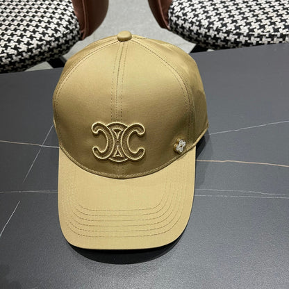 BASEBALL CAP MODEL 650285 IN GOLD FABRIC