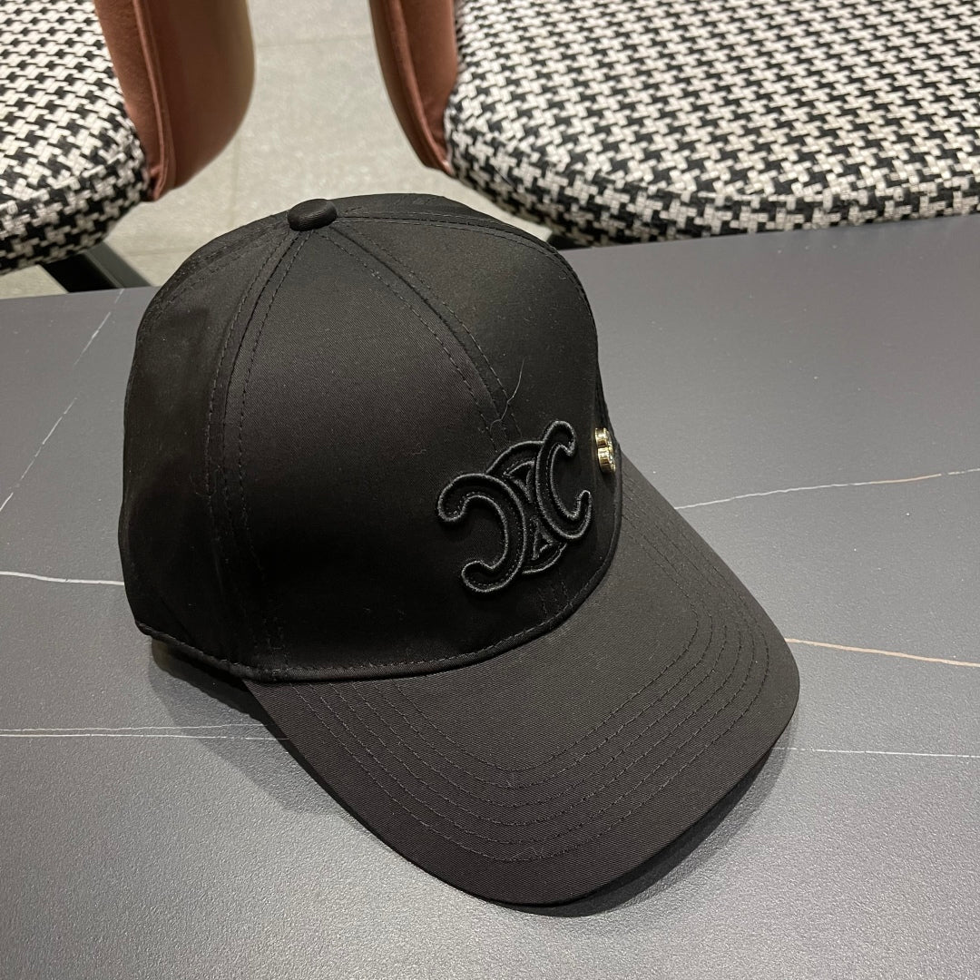 BASEBALL CAP MODEL 650287 IN BLACK FABRIC