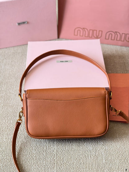 PENNY SMALL BAG 25 IN BROWN CALFSKIN