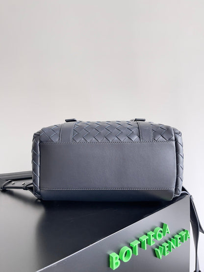 BACK TO SCHOOL BACKPACK 39 IN MIDNIGHT BLUE LAMBSKIN