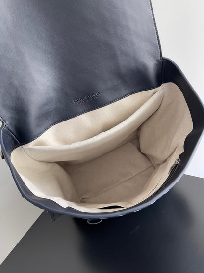 BACK TO SCHOOL BACKPACK 39 IN MIDNIGHT BLUE LAMBSKIN