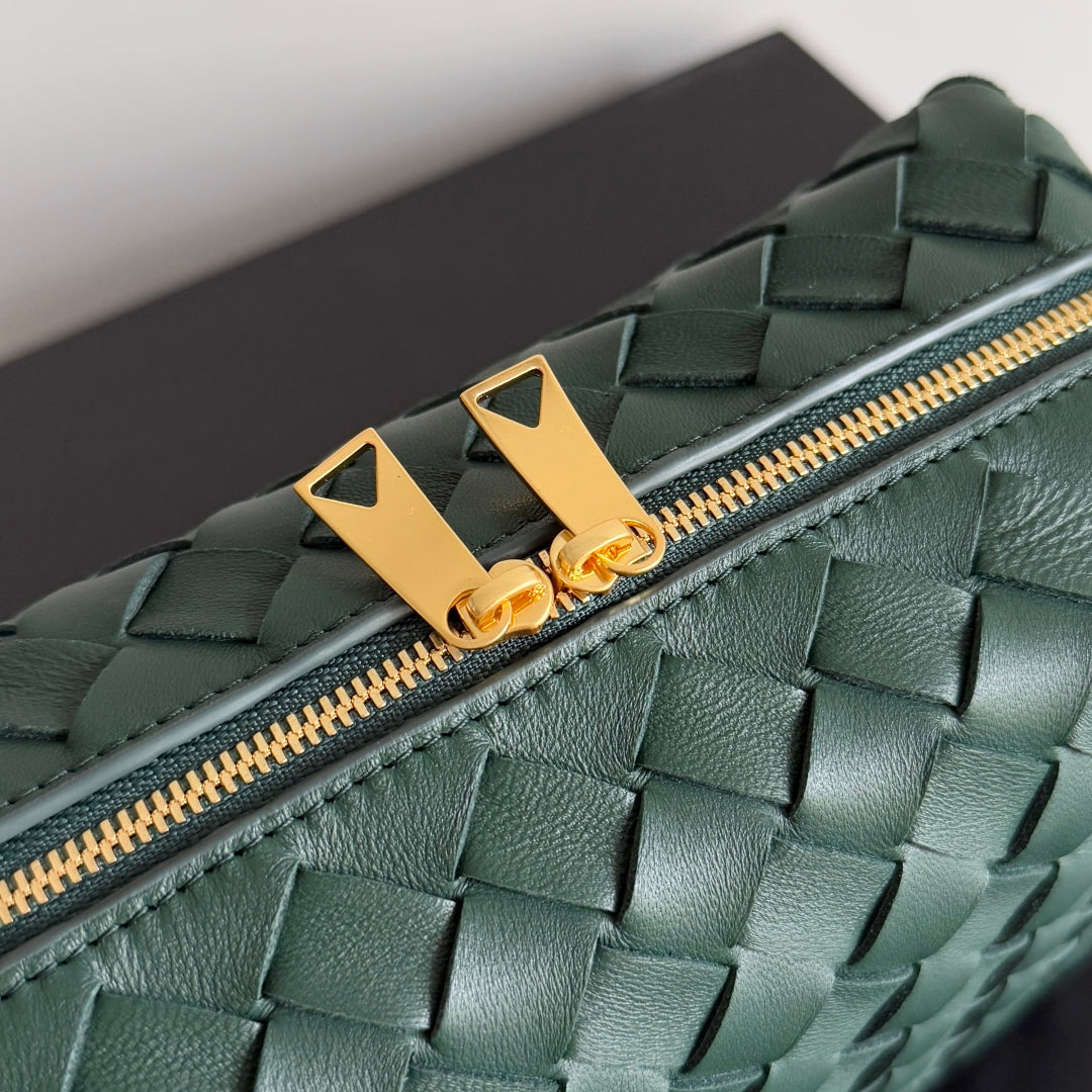 MINI LOOP CAMERA BAG 22 IN DARK GREEN CALFSKIN