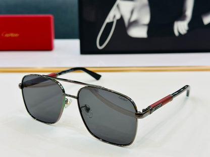 PREMIÈRE NAVIGATOR FRAME SUNGLASSES CT0356 IN METAL