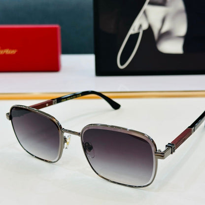 PREMIÈRE RECTANGULAR FRAME SUNGLASSES CT0491S IN METAL