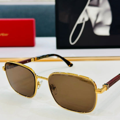 PREMIÈRE RECTANGULAR FRAME SUNGLASSES CT0491S IN METAL