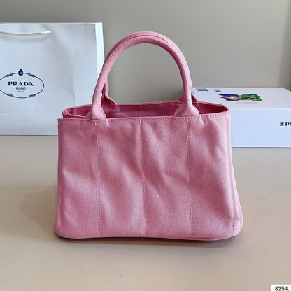 CANAPA TOTE BAG 29 IN BABY PINK DENIM