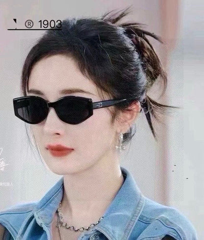 GEOMETRIC FRAME SUNGLASSES G7315 IN ACETATE