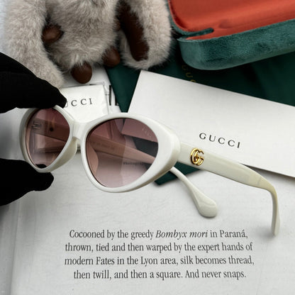 OVAL FRAME SUNGLASSES G0982 IN ACETATE