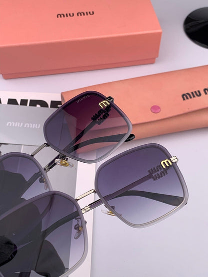 RUNWAY SQUARE SUNGLASSES M9407 IN METAL