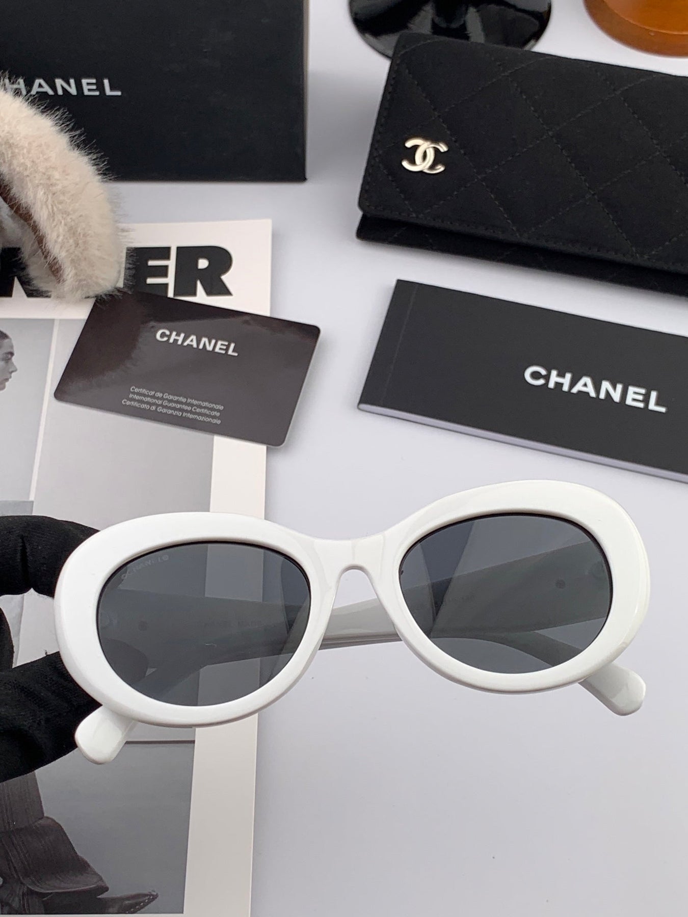 CAT EYE SUNGLASSES CH0602 IN ACETATE