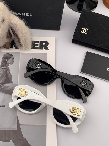 CAT EYE SUNGLASSES CH0602 IN ACETATE