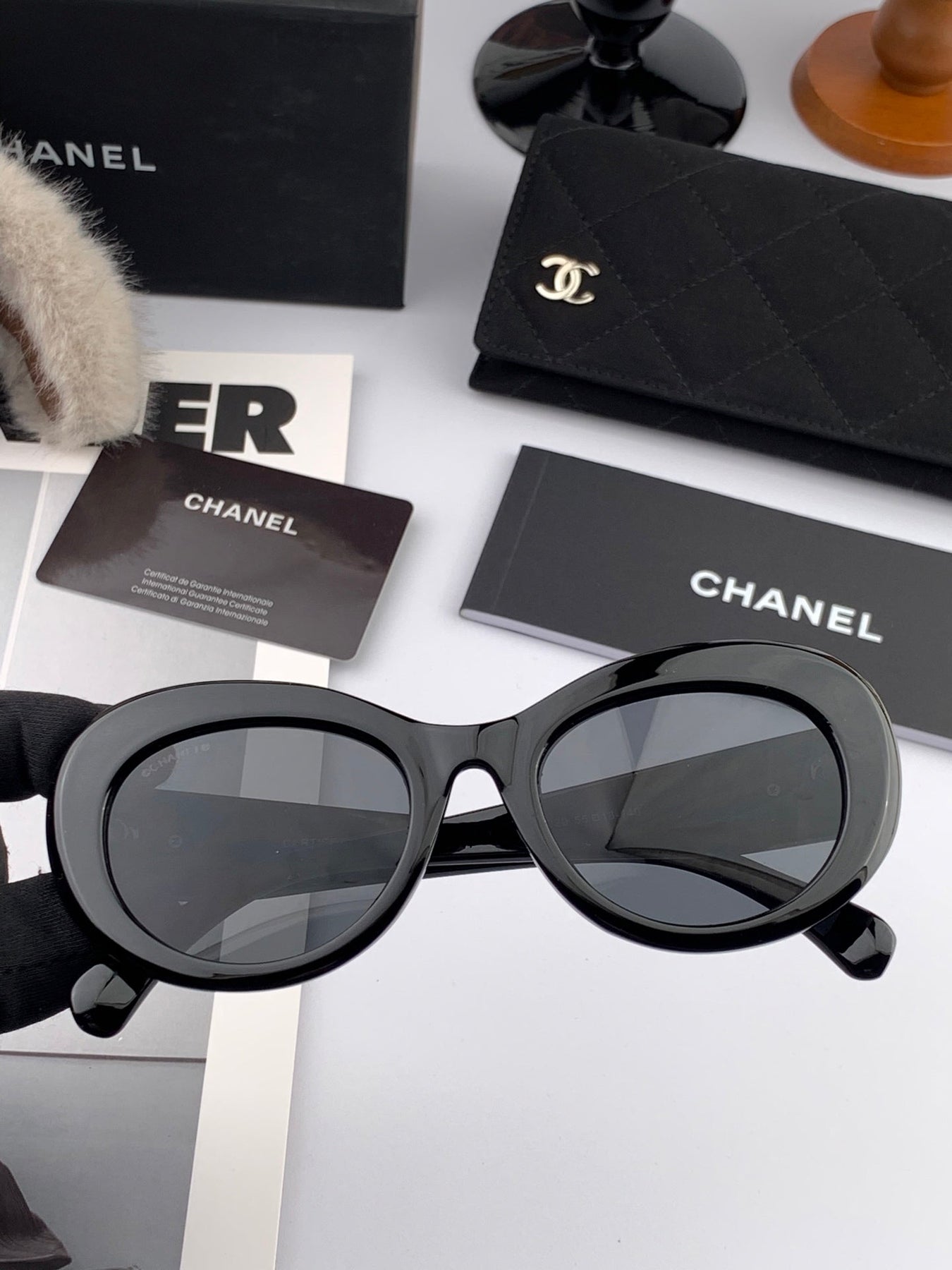 CAT EYE SUNGLASSES CH0602 IN ACETATE