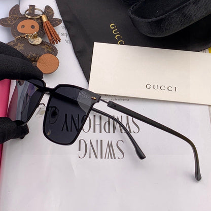 RECTANGULAR FRAME SUNGLASSES G11363 IN METAL