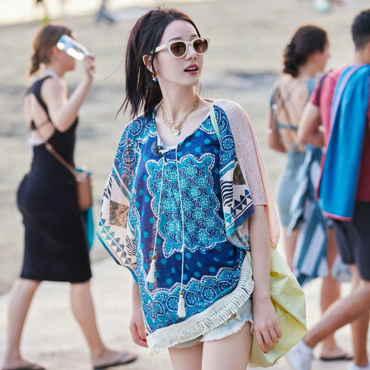 ROUND FRAME SUNGLASSES G3905 IN ACETATE