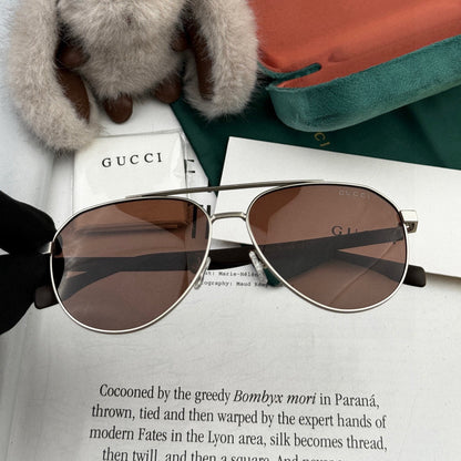 AVIATOR FRAME SUNGLASSES G8204 IN METAL