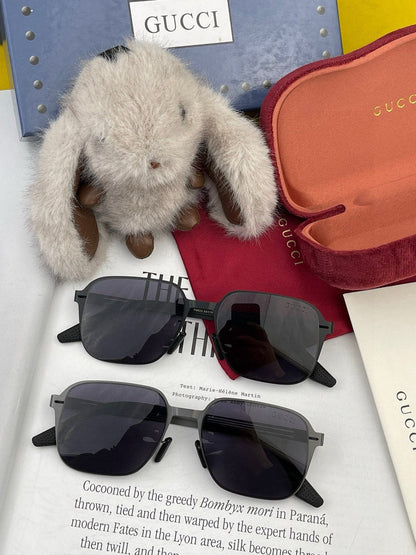 RECTANGULAR FRAME SUNGLASSES 3862 IN METAL