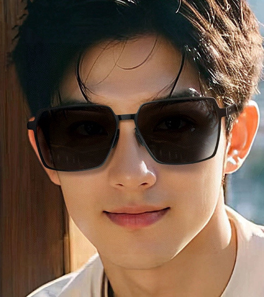 RECTANGULAR FRAME SUNGLASSES 3862 IN METAL