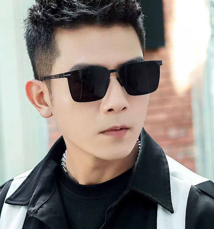 RECTANGULAR FRAME SUNGLASSES 1862 IN METAL