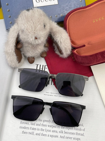 RECTANGULAR FRAME SUNGLASSES 1862 IN METAL