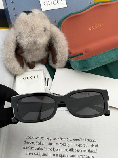 RECTANGULAR FRAME SUNGLASSES G0110 IN ACETATE