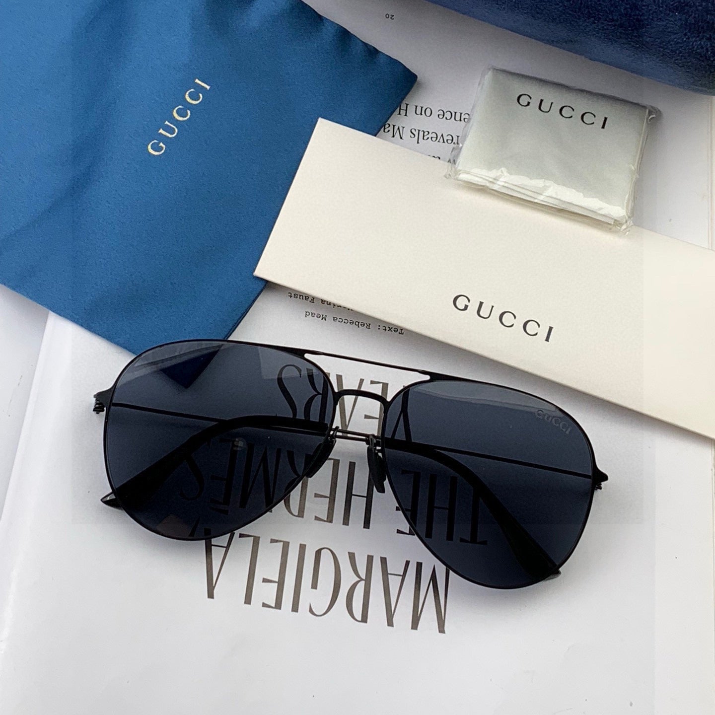 AVIATOR FRAME SUNGLASSES 5800 IN METAL