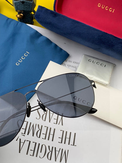 AVIATOR FRAME SUNGLASSES 5800 IN METAL