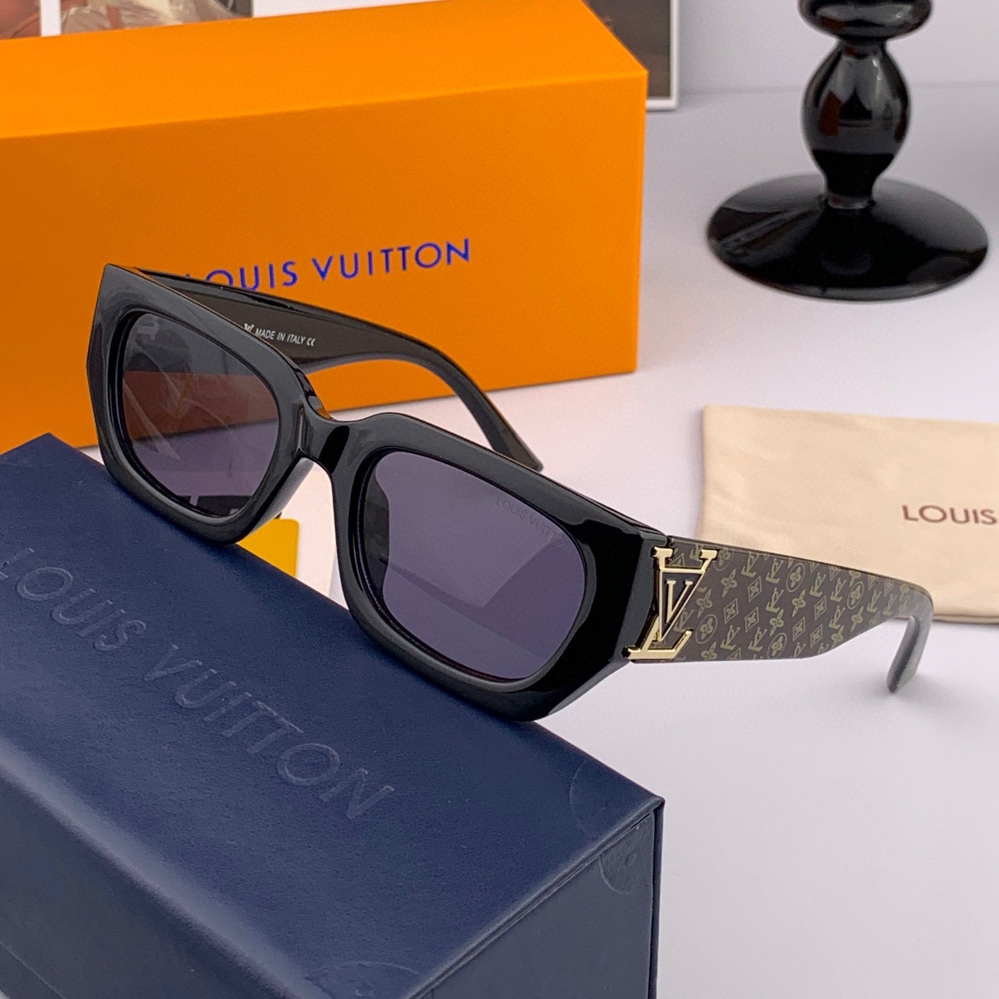 RECTANGLE SUNGLASSES L4232 IN ACETATE