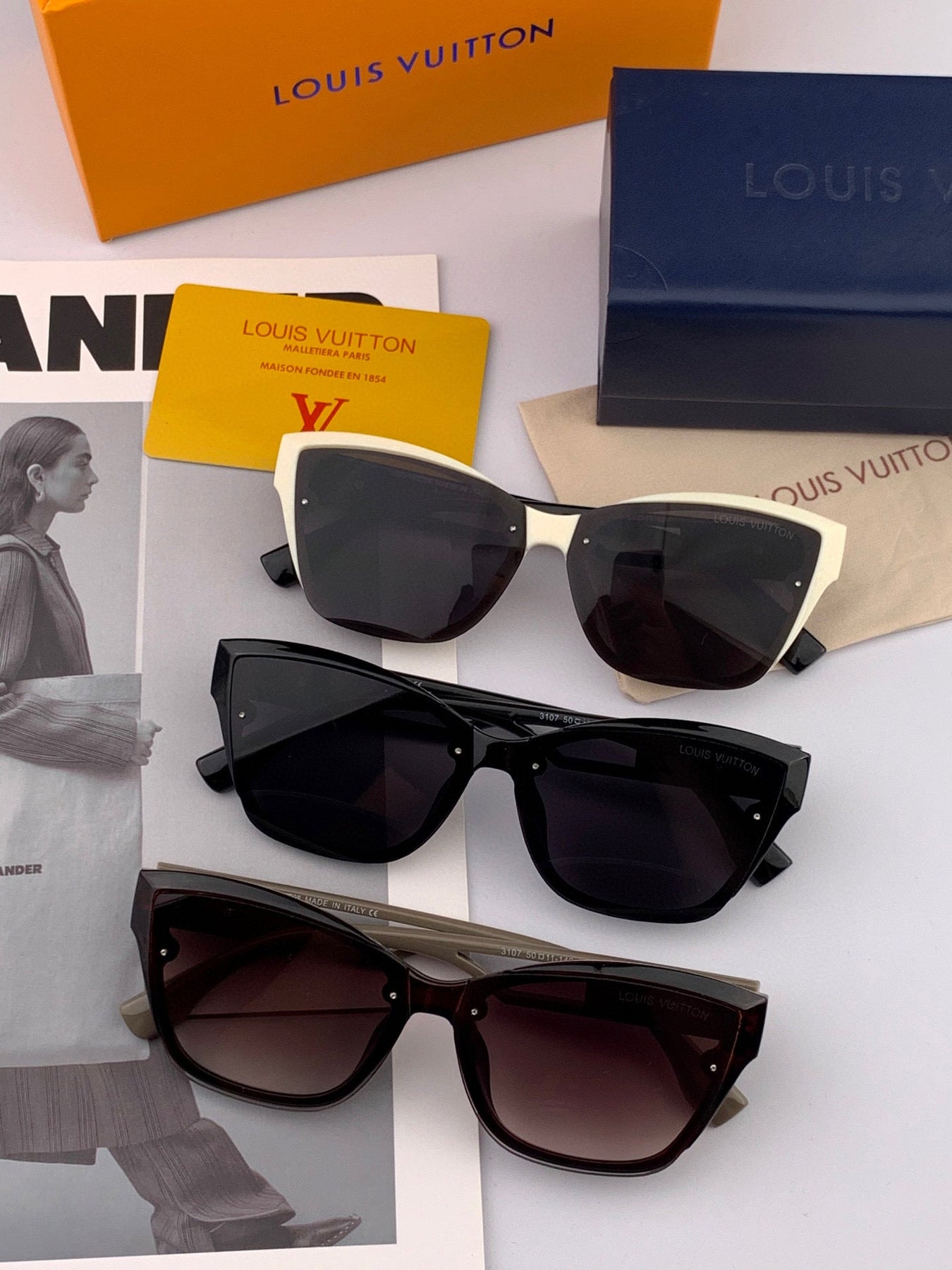 CAT EYE SUNGLASSES L7310 IN ACETATE