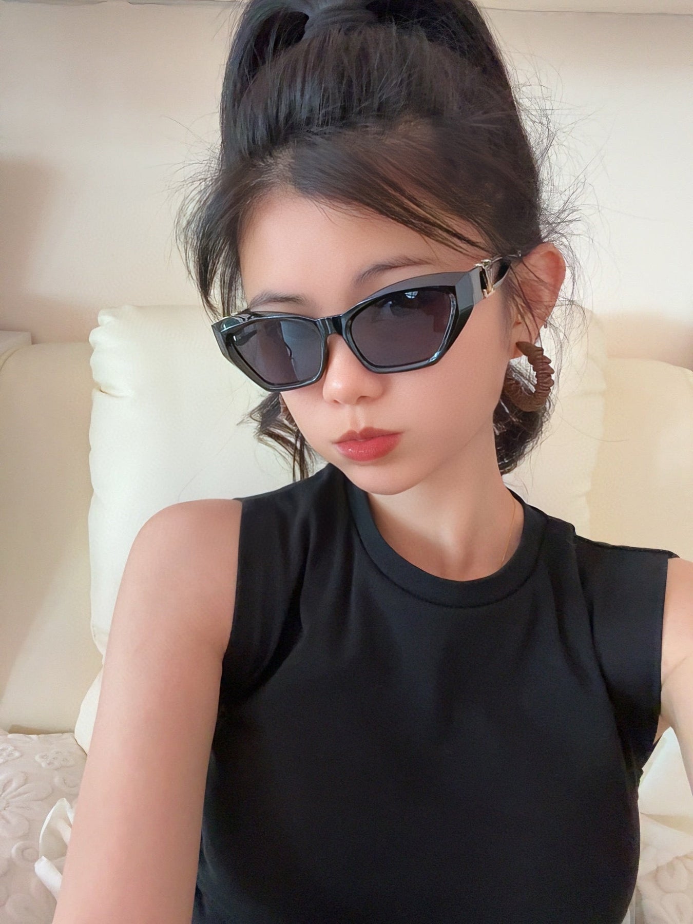 CAT EYE SUNGLASSES L0231 IN ACETATE